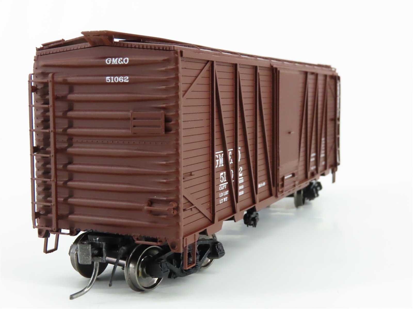 HO Scale Intermountain 46076-07 GM&O Gulf Mobile & Ohio 40' Boxcar #51062