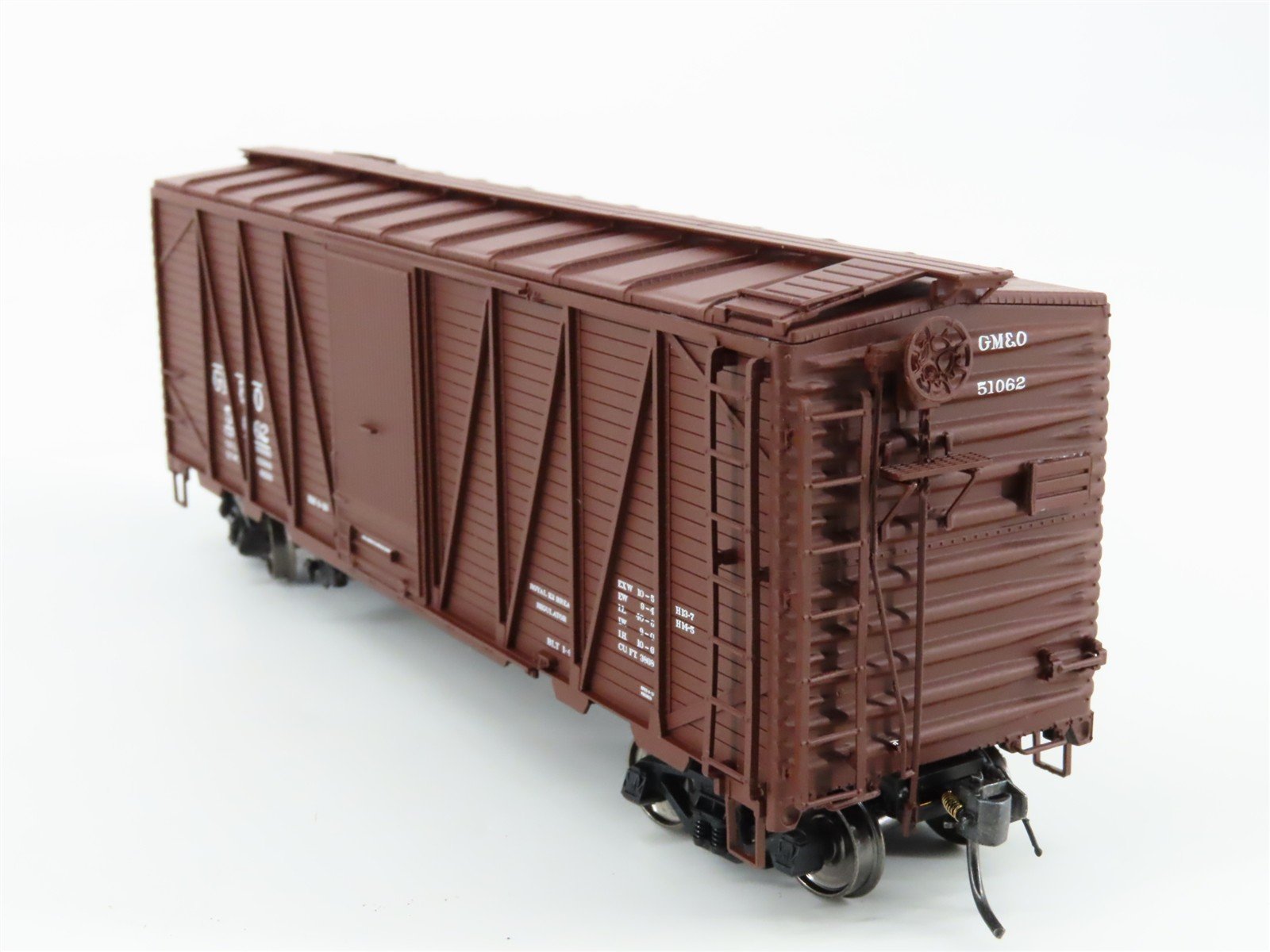 HO Scale Intermountain 46076-07 GM&O Gulf Mobile & Ohio 40' Boxcar #51062