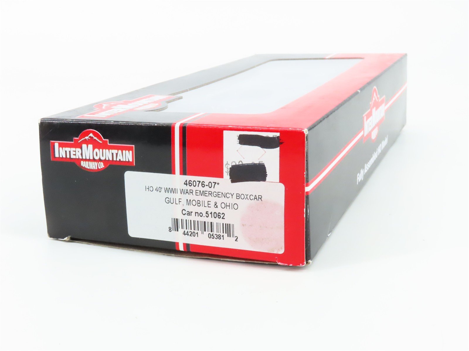 HO Scale Intermountain 46076-07 GM&O Gulf Mobile & Ohio 40' Boxcar #51062