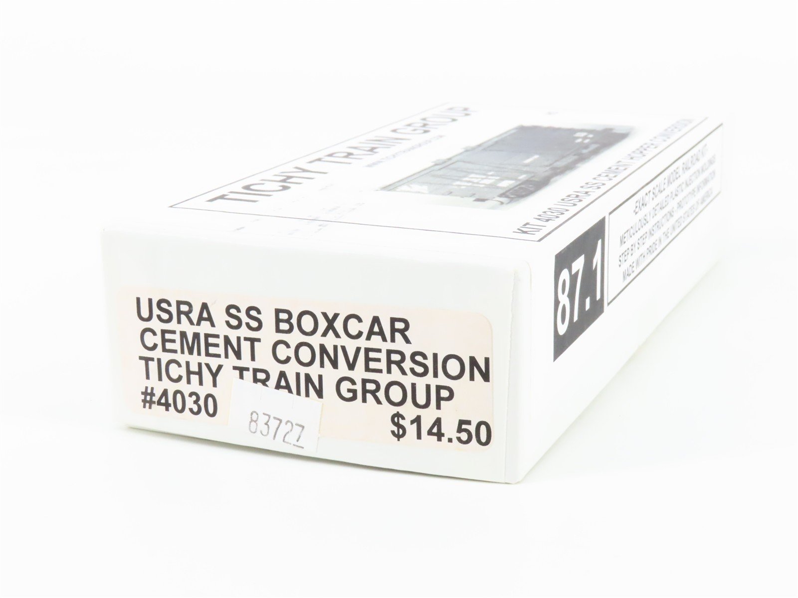 HO Scale Tichy 4030 Undecorated USRA SS Boxcar Cement Conversion Car Kit