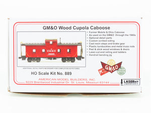 HO Scale LaserKit 889 GM&O Gulf Mobile & Ohio Wood Cupola Caboose Kit