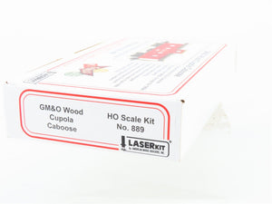 HO Scale LaserKit 889 GM&O Gulf Mobile & Ohio Wood Cupola Caboose Kit