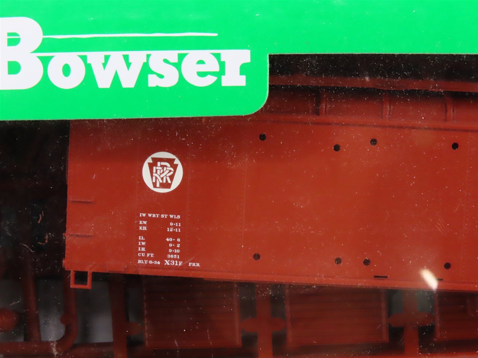HO Scale Bowser 60152 PRR Pennsylvania X31f Turtle Boxcar #81348 Kit