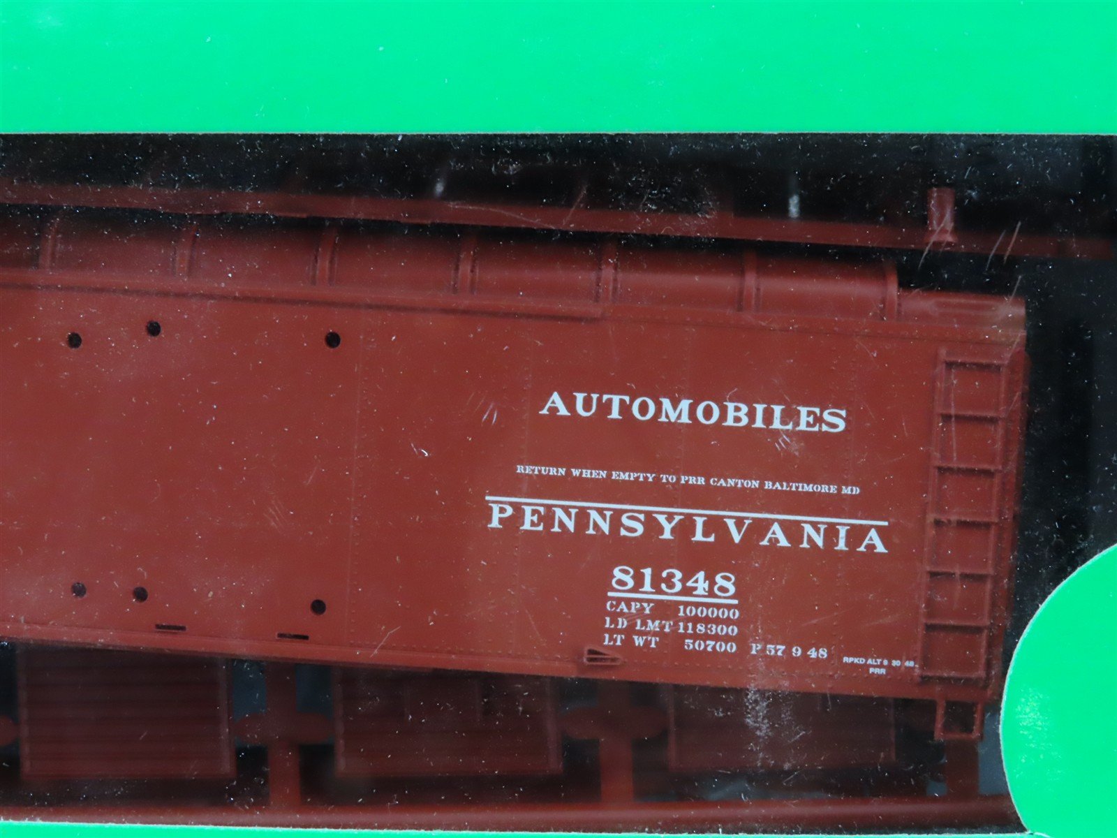 HO Scale Bowser 60152 PRR Pennsylvania X31f Turtle Boxcar #81348 Kit
