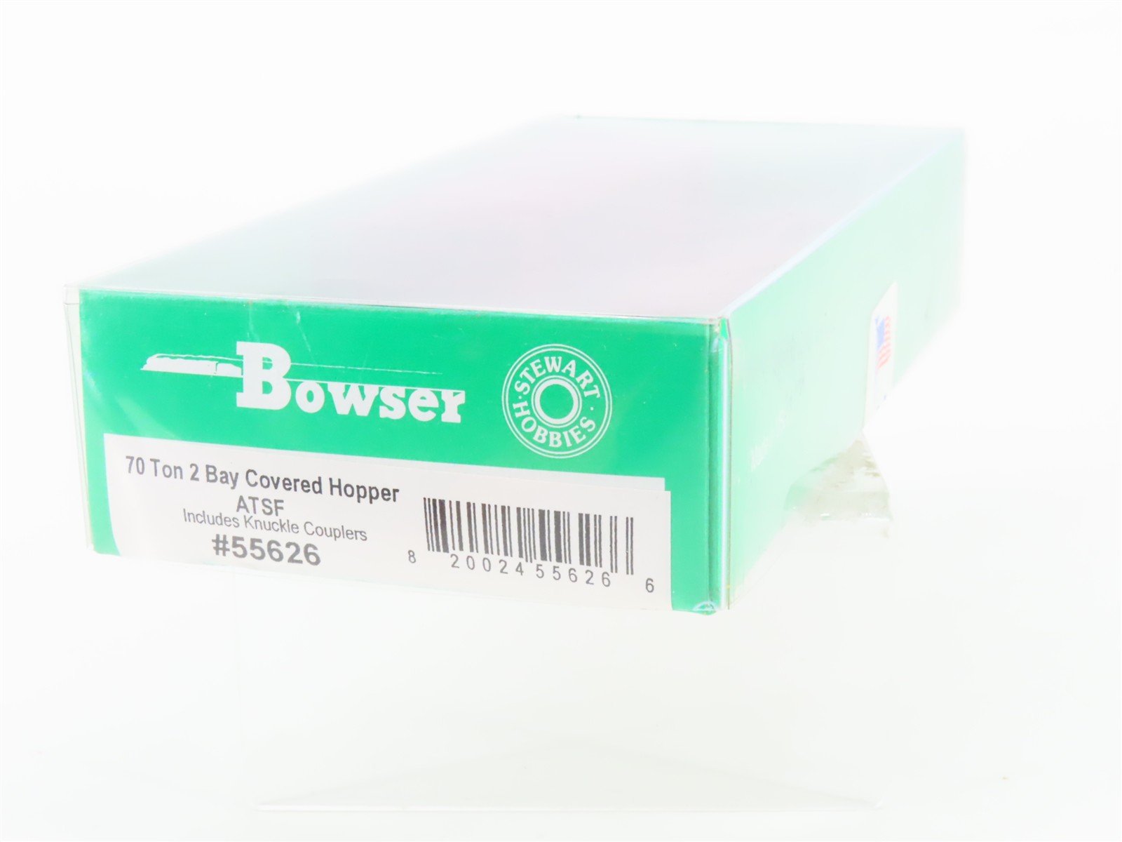 HO Scale Bowser 55626 ATSF Santa Fe 70-Ton 2-Bay Covered Hopper #181617 Kit