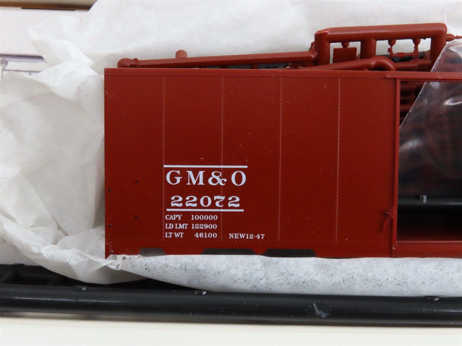 LOT of 4 HO Scale Branchline 1413 GM&O Gulf Mobile & Ohio 40' Boxcar Kits