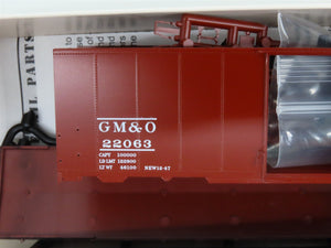 LOT of 4 HO Scale Branchline 1413 GM&O Gulf Mobile & Ohio 40' Boxcar Kits
