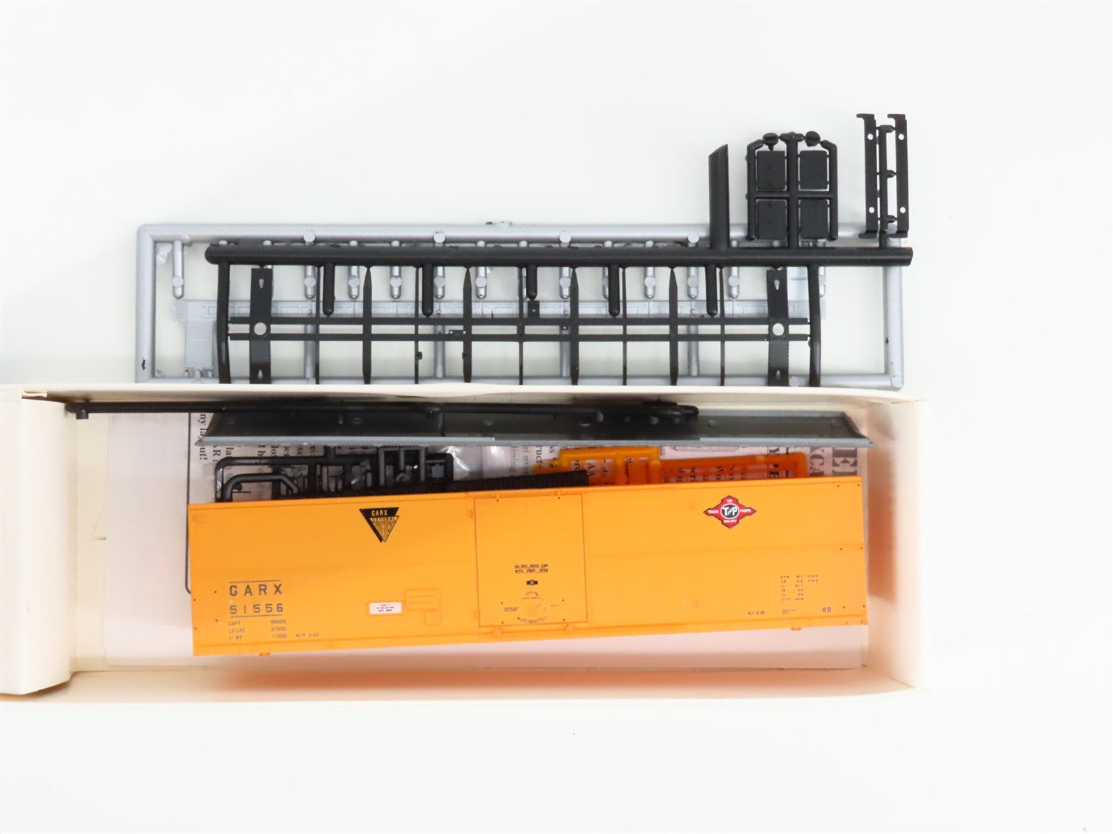LOT of 4 HO Scale Branchline T&P Texas & Pacific 40' Postwar & 50' Boxcar Kits