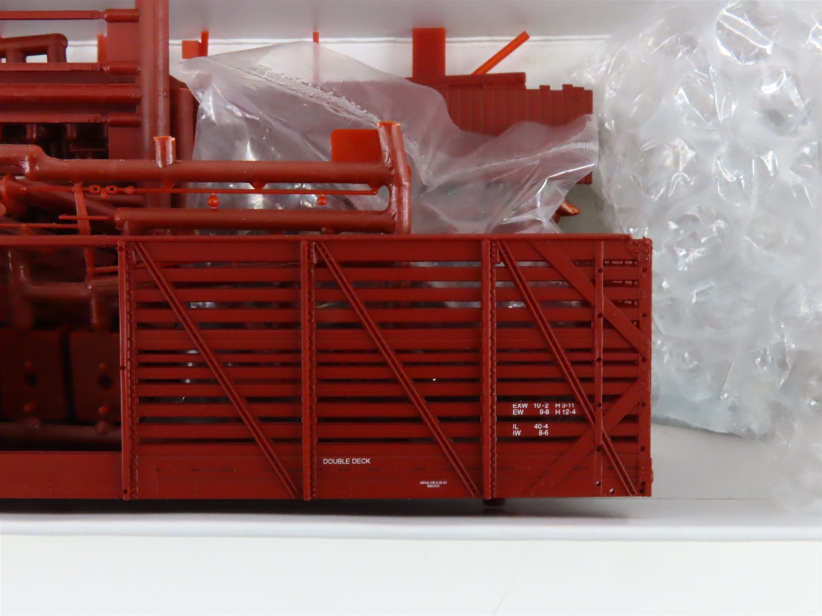 LOT of 4 HO Scale Proto 2000 GM&O/ATSF/MPCX Stock, Tankcar, and Boxcar Kits