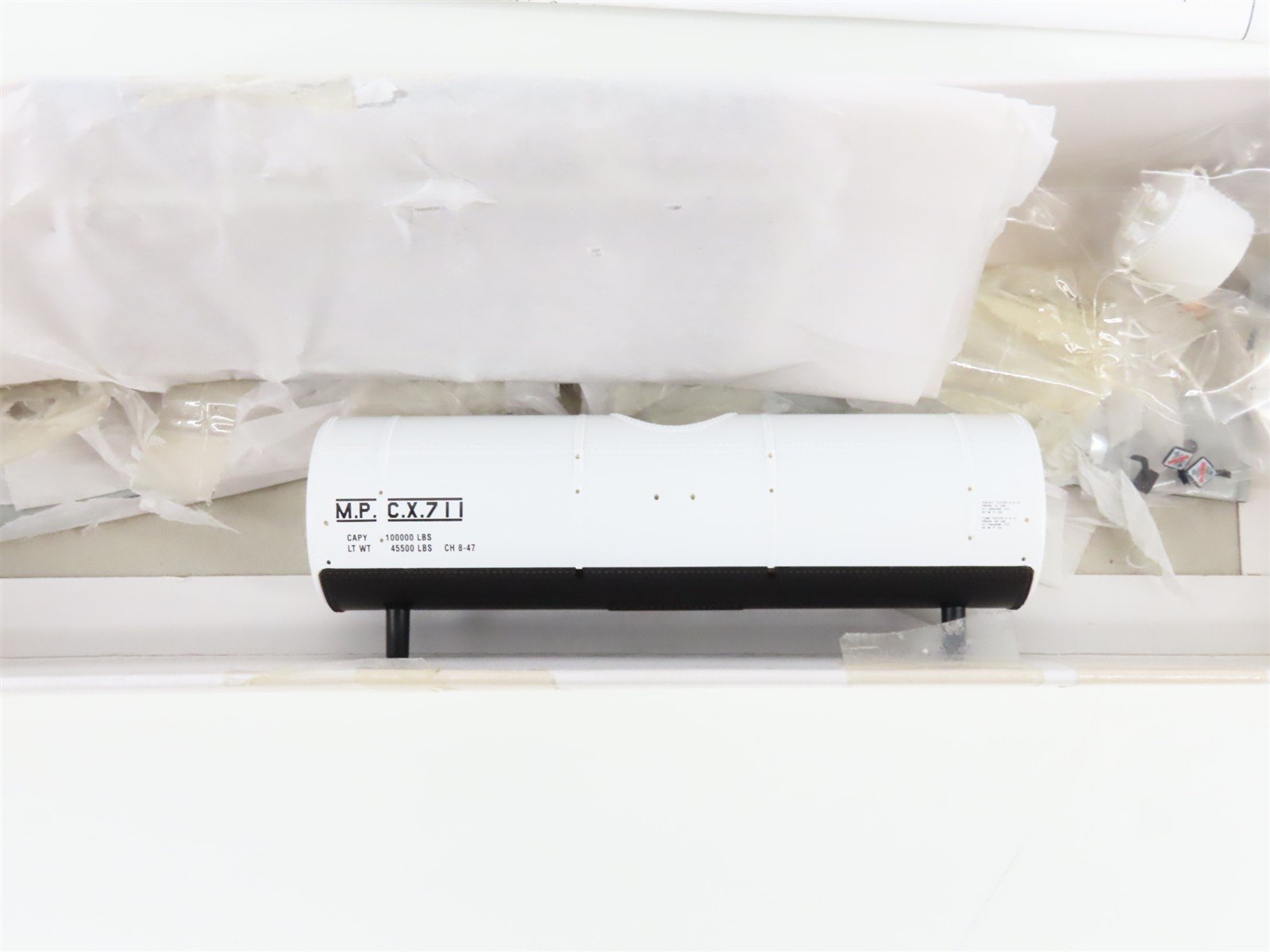LOT of 4 HO Scale Proto 2000 GM&O/ATSF/MPCX Stock, Tankcar, and Boxcar Kits