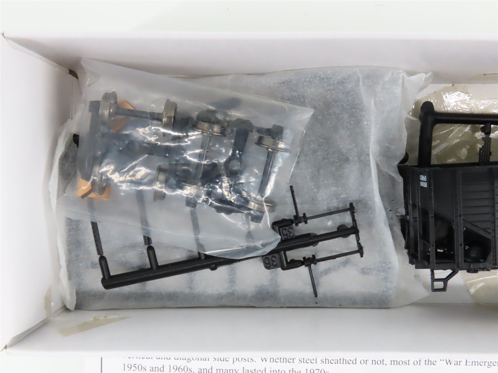 LOT of 4 HO Proto 2000 GM&O Gulf Mobile & Ohio 50-Ton War Emergency Hopper Kits