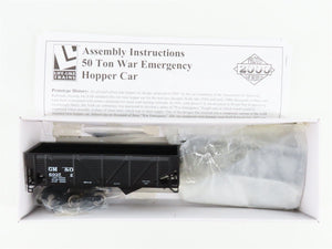 LOT of 4 HO Proto 2000 GM&O Gulf Mobile & Ohio 50-Ton War Emergency Hopper Kits
