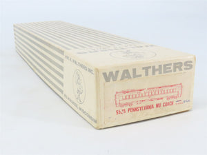 HO Walthers Kit 5525 Undecorated PRR MU Coach Electric Rail Car - UNPOWERED