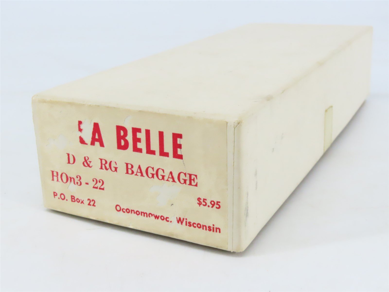 HOn3 Scale LaBelle Craftsman Kit #HOn3-22 Undecorated D&RGW Baggage Passenger
