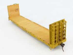 HO Scale Gloor Craft 317 UP Union Pacific 55' Bulkhead Flat Cars 2-Pack - Custom