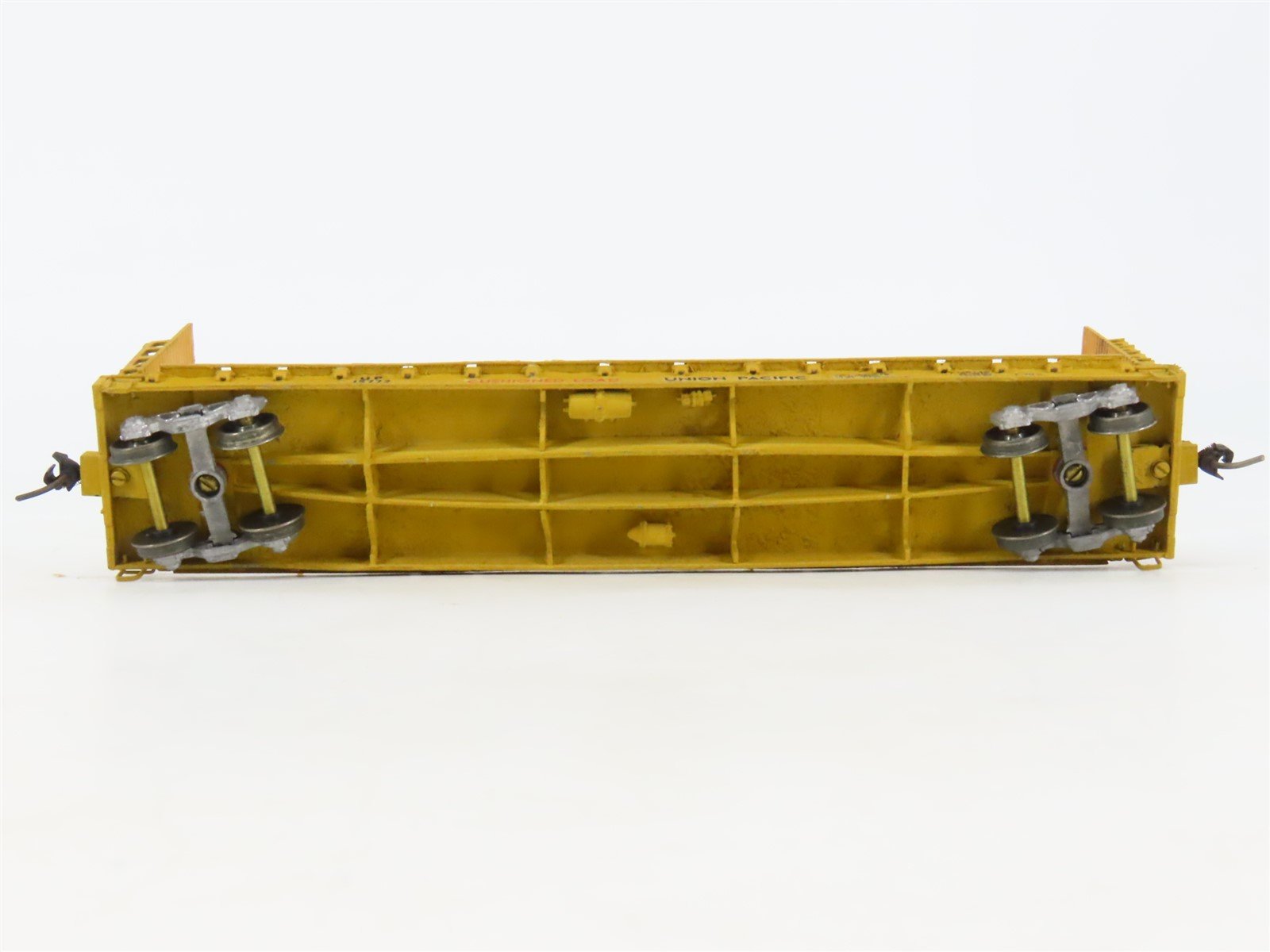 HO Scale Gloor Craft 317 UP Union Pacific 55' Bulkhead Flat Cars 2-Pack - Custom