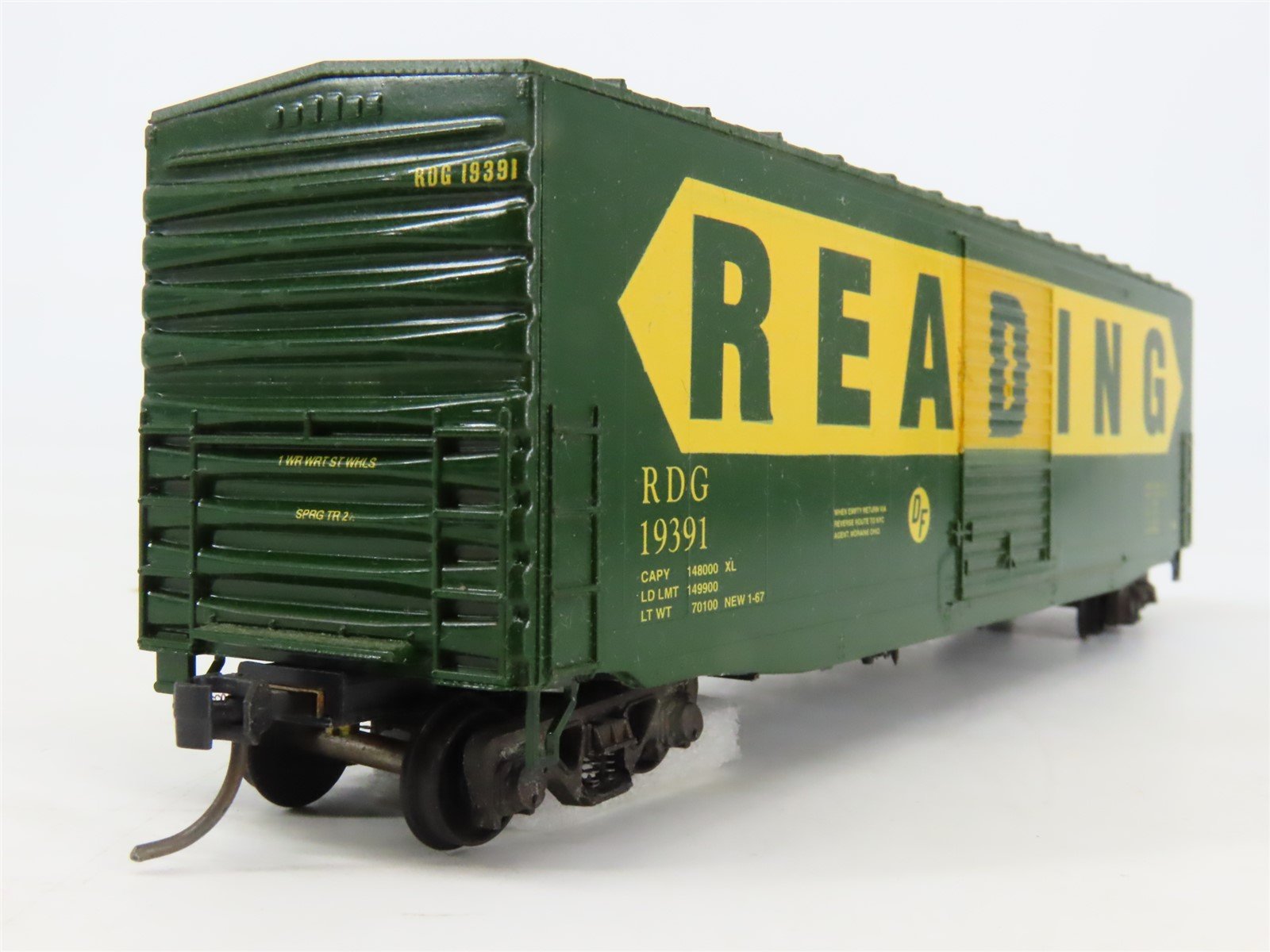 HO Branchline / E&C Shops 12503 RDG Reading 50' PS1 Box Car #19391 - UPGRADED
