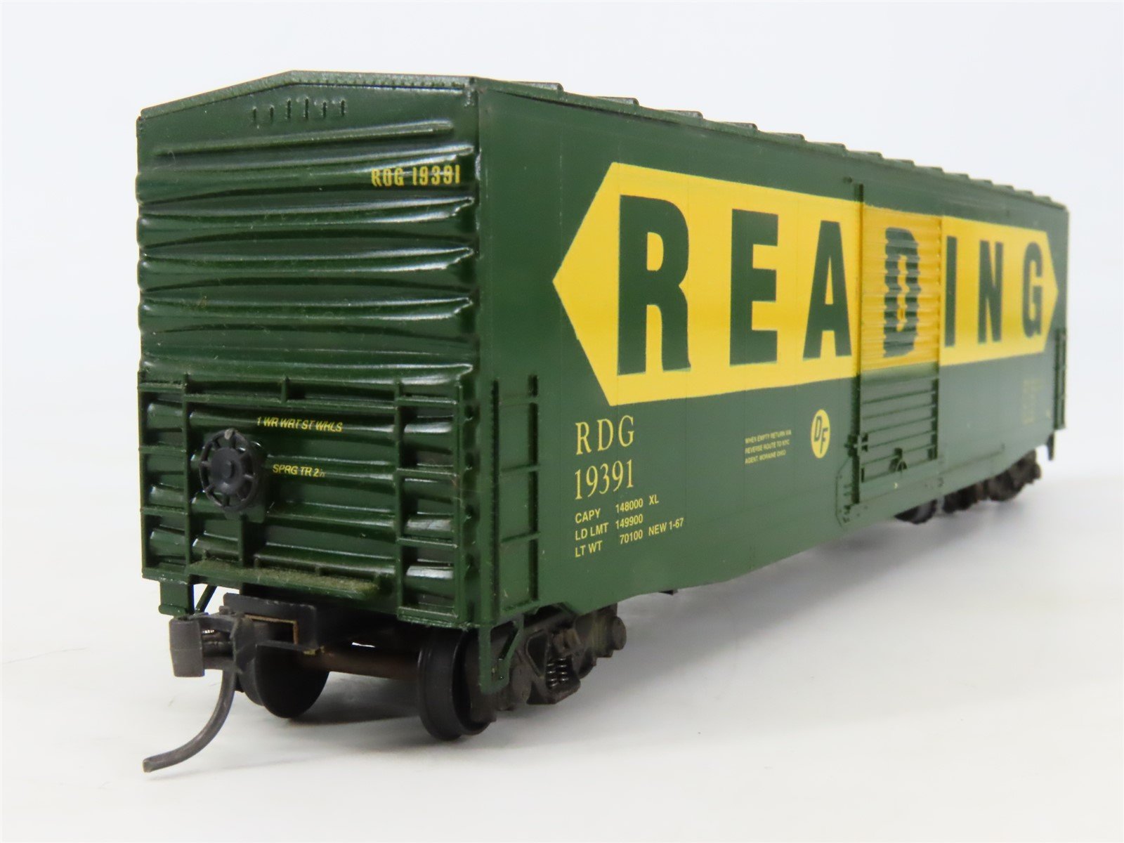 HO Branchline / E&C Shops 12503 RDG Reading 50' PS1 Box Car #19391 - UPGRADED
