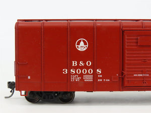 HO Scale Fox Valley FVM B&O Baltimore & Ohio 40' Wagon Top Box Car #380008