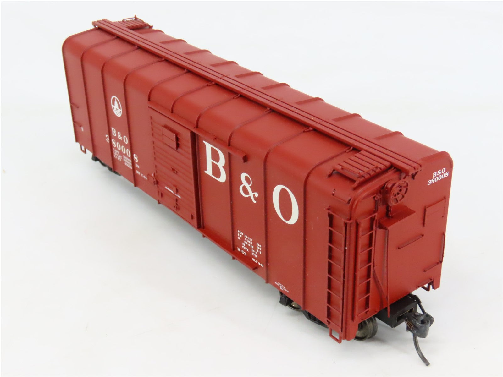 HO Scale Fox Valley FVM B&O Baltimore & Ohio 40' Wagon Top Box Car #380008
