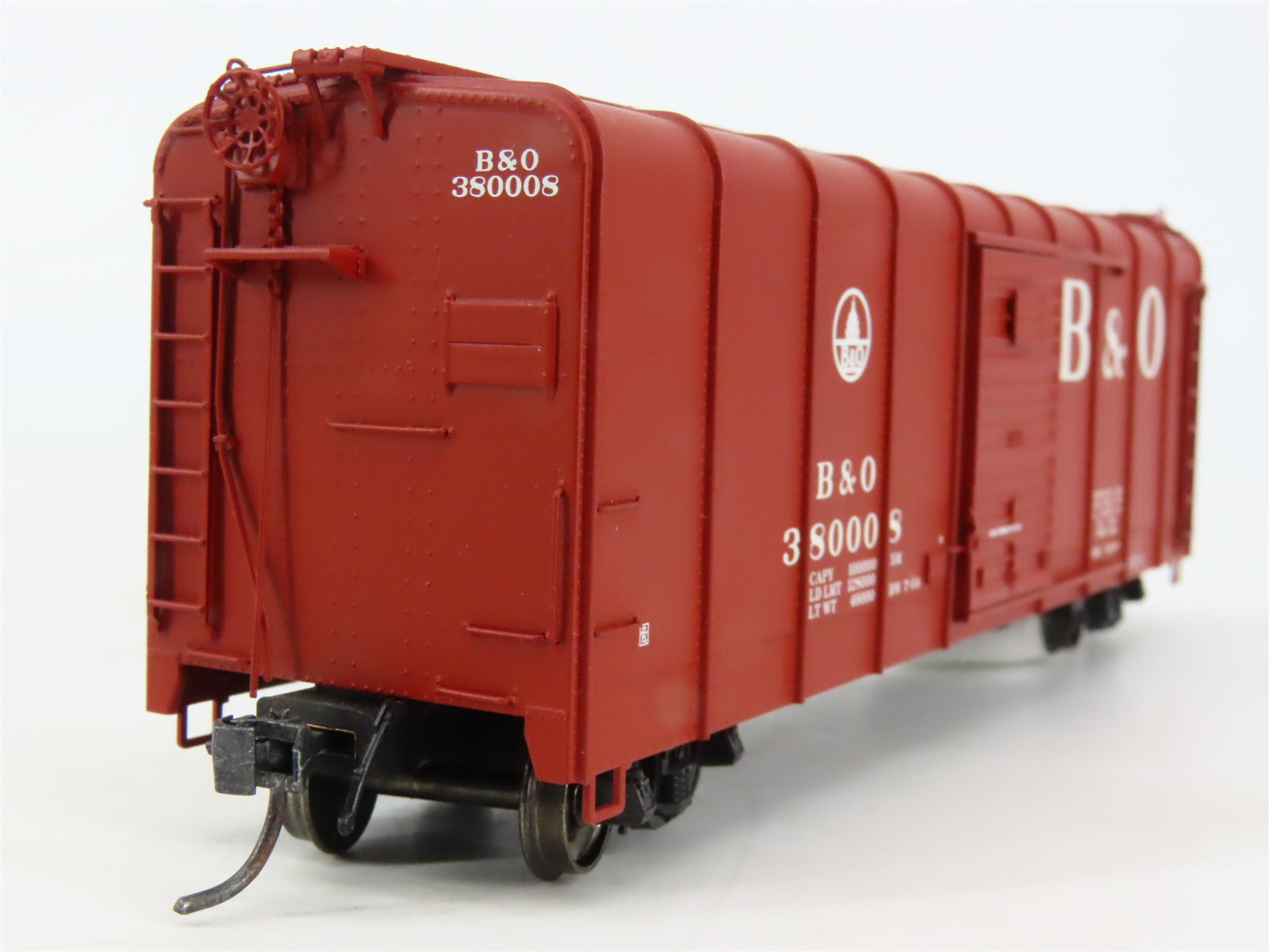 HO Scale Fox Valley FVM B&O Baltimore & Ohio 40' Wagon Top Box Car #380008