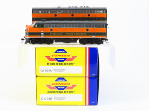 HO Scale Athearn Genesis G1704 GN Great Northern EMD F7A/B Diesel Set #452D/452C