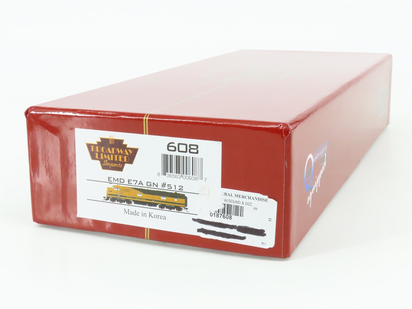 HO Broadway Limited BLI 608 GN Great Northern EMD E7A Diesel #512 w/ DCC & Sound