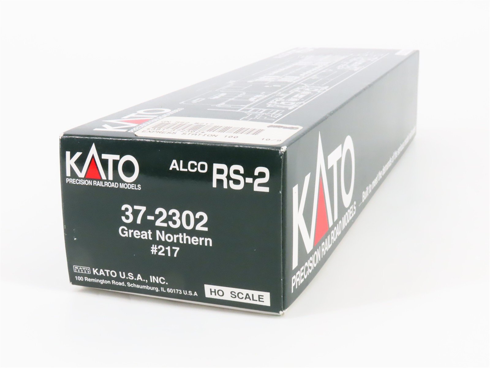 HO Scale KATO 37-2302 GN Great Northern ALCO RS-2 Diesel #217 - DCC Ready