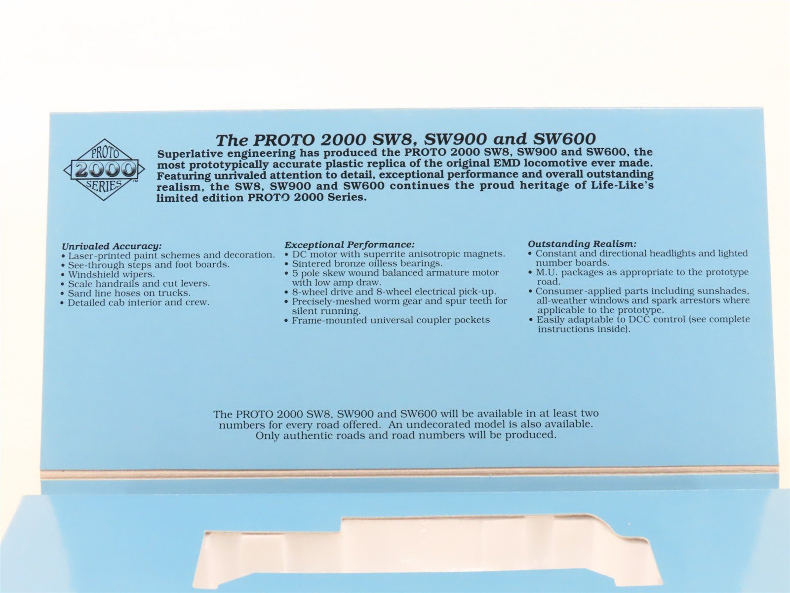 HO Scale Proto 2000 30065 GN Great Northern SW8/900/600 Diesel Switcher #99