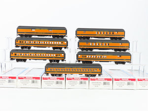 LOT of 7 HO Scale Walthers Trainline GN Great Northern Passenger Cars