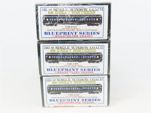 HO Scale Branchline Blueprint Kit 5121 GN 80' Coach Passenger 3-Car Set - SEALED