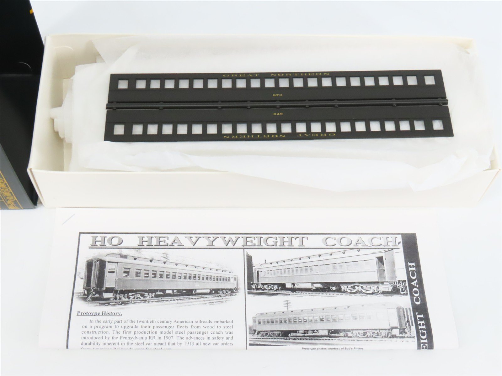 HO Branchline Blueprint Kit 5121 GN Great Northern 80' Coach Passenger #970