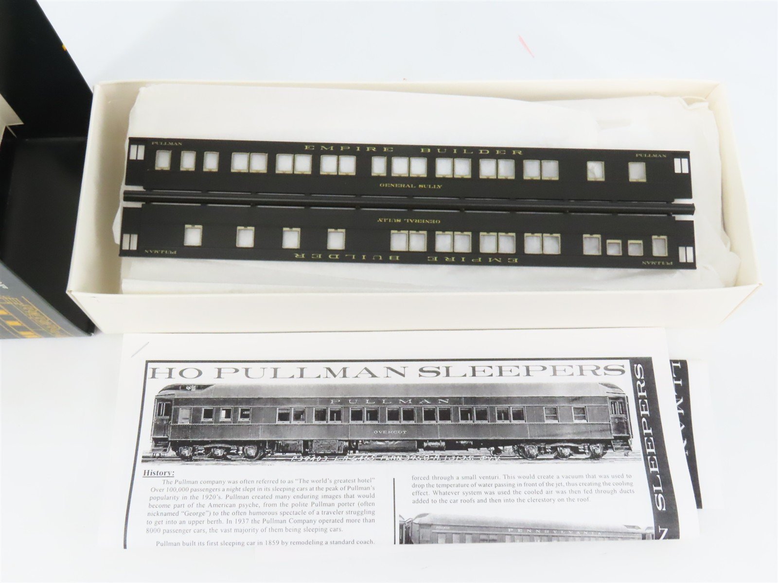 HO Scale Branchline Blueprint Kit 5005 GN Empire Builder 8-1-2 Sleeper Passenger