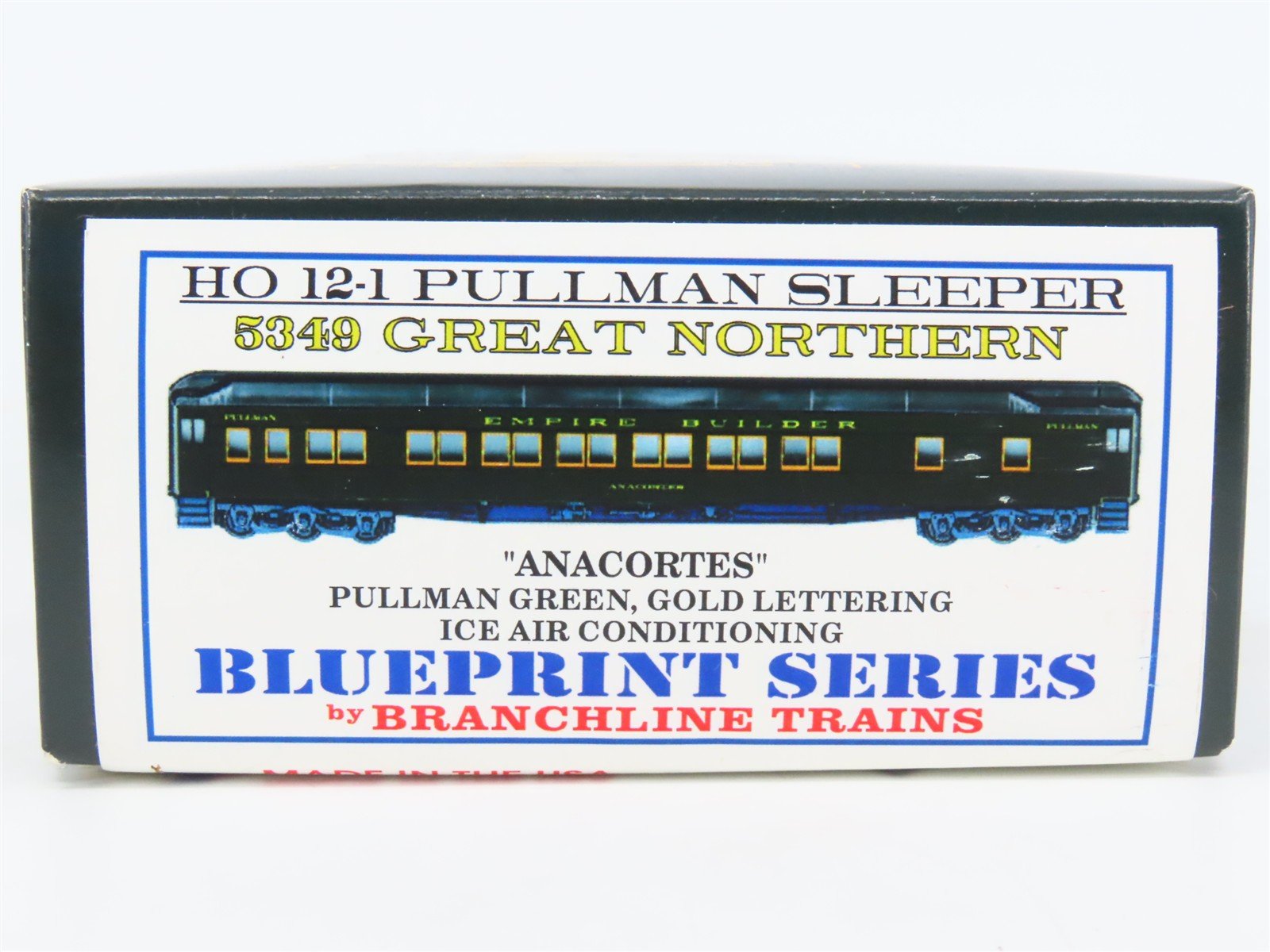 HO Scale Branchline Blueprint Kit 5349 GN Empire Builder 12-1 Sleeper Passenger