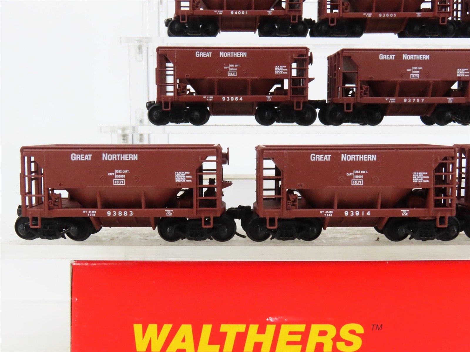 HO Scale Walthers 932-4452 GN Great Northern Ore Cars 12-Pack