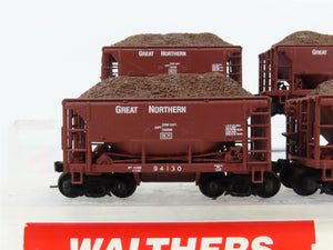 HO Scale Walthers 932-4402 GN Great Northern Ore Cars 4-Pack w/ Custom Load