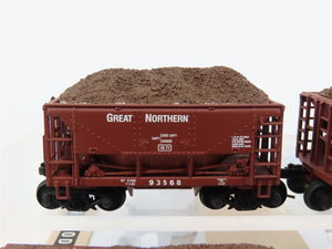 HO Scale Walthers 932-4402 GN Great Northern Ore Cars 4-Pack w/ Custom Load