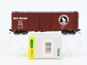HO Scale Trix 24902-8 GN Great Northern 40' Double Door Box Car #3020