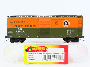 HO Scale Roundhouse 20401 GN Great Northern AAR 40' Single Door Box Car #39421