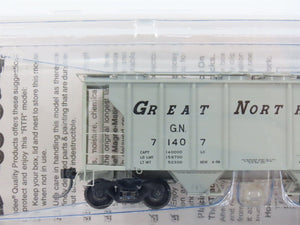 HO Scale Kadee 8014 GN Great Northern 2-Bay Covered Hopper #71407 - SEALED