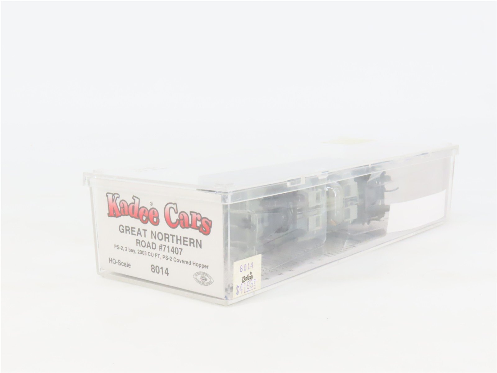 HO Scale Kadee 8014 GN Great Northern 2-Bay Covered Hopper #71407 - SEALED