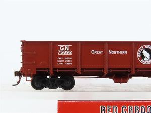 HO Scale Red Caboose RR-35010-35 GN Great Northern Drop Bottom Gondola #75892