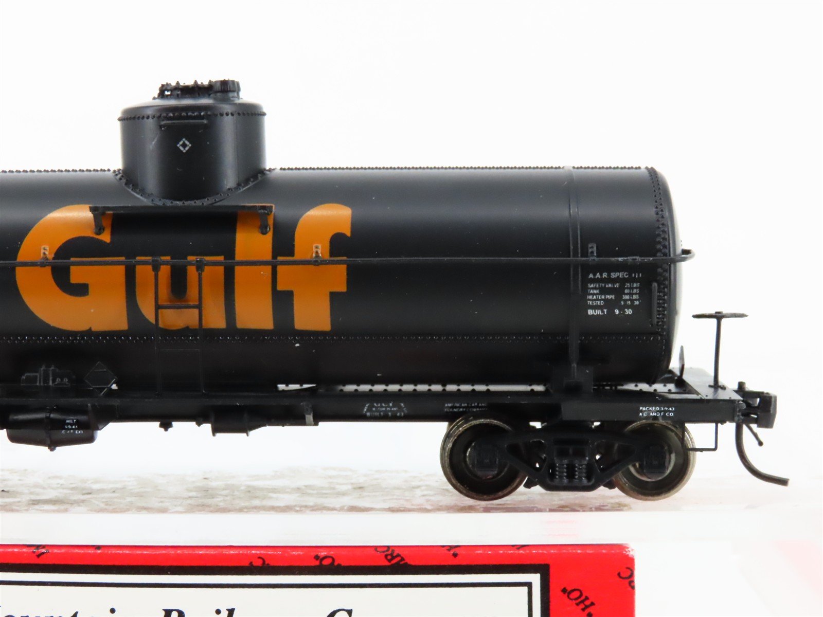 HO InterMountain 46203-23 WRNX Gulf Oil Type 27 Single Dome Tank Car #14622