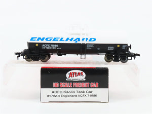 HO Scale Atlas 1702-4 ACFX Engelhard 13k Gallon Kaolin Tank Car #71986
