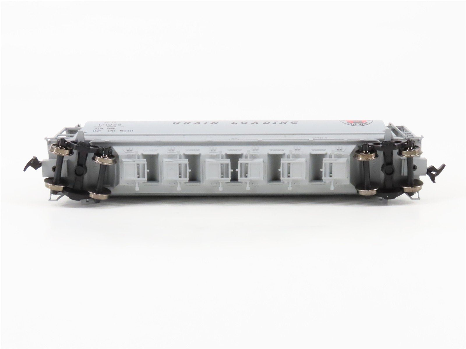 HO Atlas 1953-4 GN Great Northern Grain ACF 6-Bay Cylindrical Hopper #171029