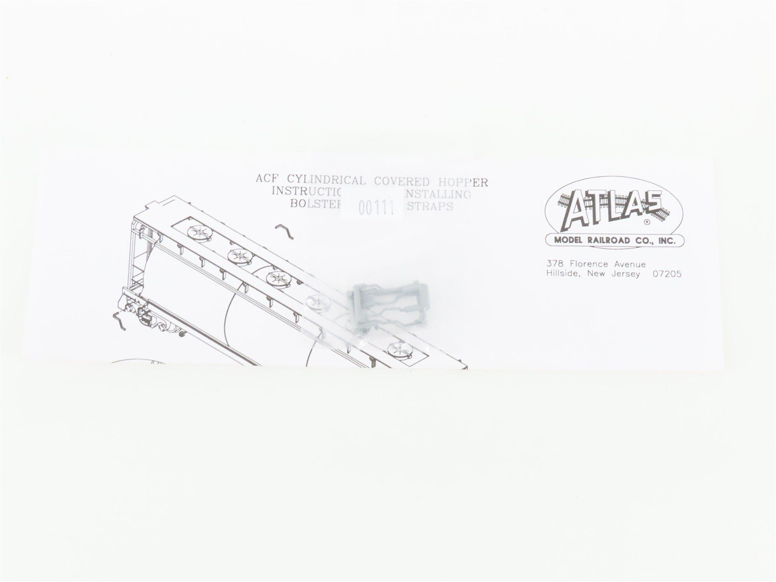 HO Atlas 1953-4 GN Great Northern Grain ACF 6-Bay Cylindrical Hopper #171029