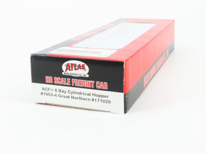 HO Atlas 1953-4 GN Great Northern Grain ACF 6-Bay Cylindrical Hopper #171029