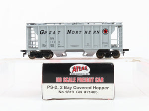 HO Scale Atlas 1819 GN Great Northern 2-Bay PS-2 Covered Hopper #71405