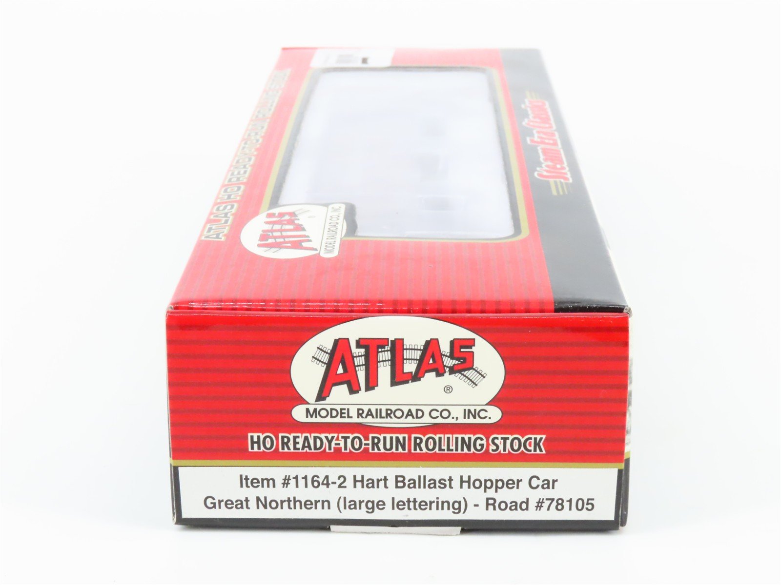 HO Atlas 1164-2 GN Great Northern 2-Bay Hart Ballast Hopper #78105 - SEALED