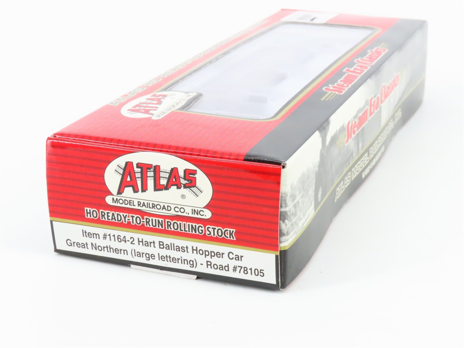 HO Atlas 1164-2 GN Great Northern 2-Bay Hart Ballast Hopper #78105 - SEALED